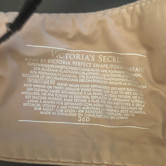 Victoria’s Secret Body by Victoria Demi Bra 36D Nude & Black (Lot of 2) - Picture 5 of 6